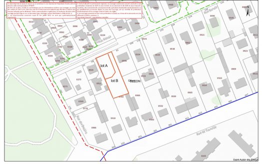 Parcelle de terrain à bâtir – Cléon 400 m²